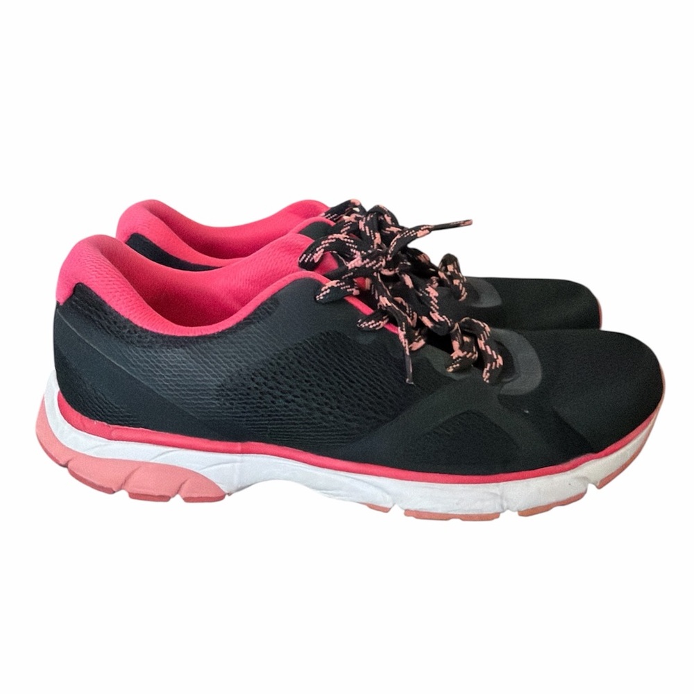 Vionic Tokyo sneakers size 9.5 black pink Athleisure walking running workout gym